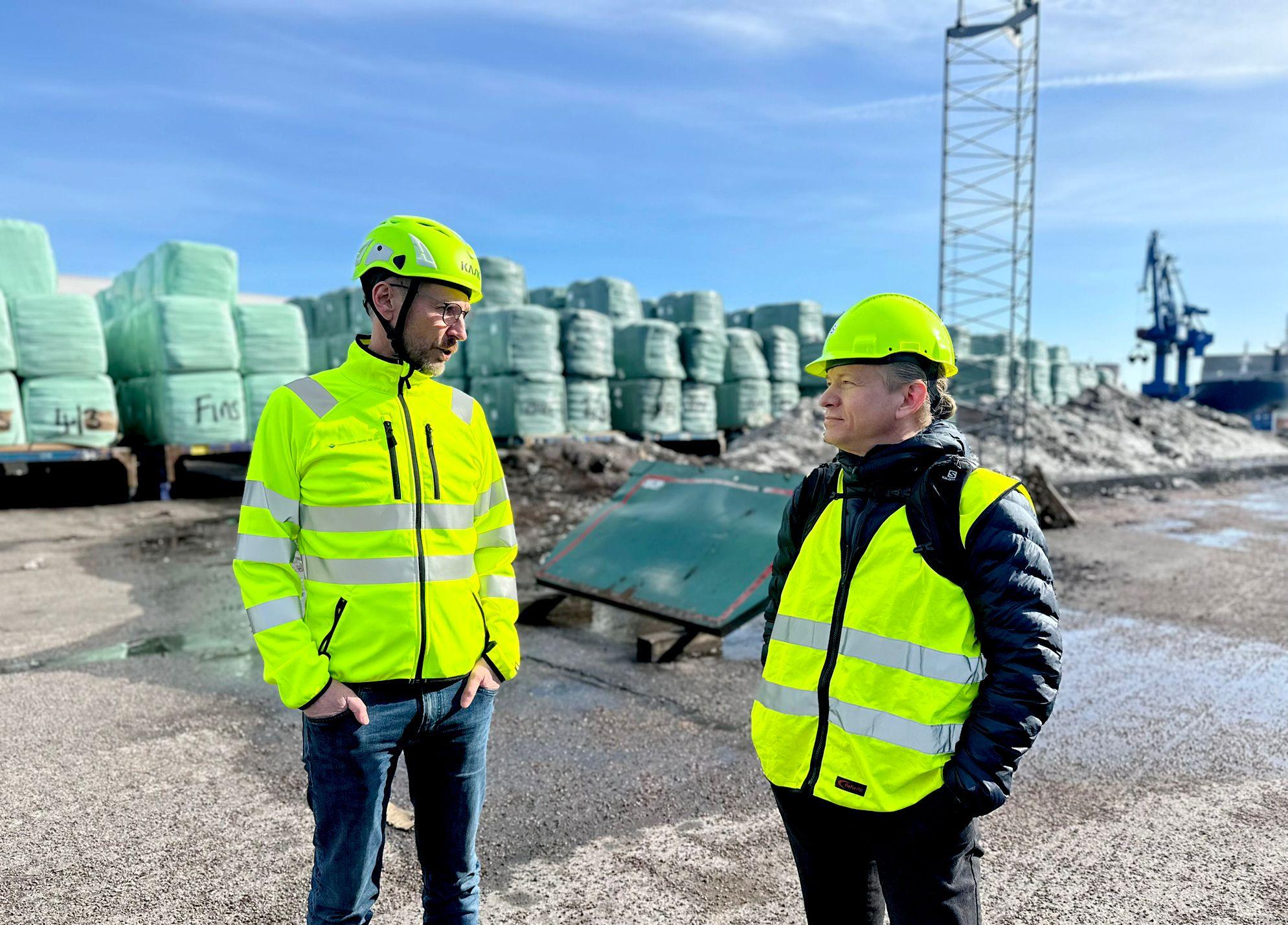 Jens Jacobsen tillsammans med Göran Larsson, LearningWell. 