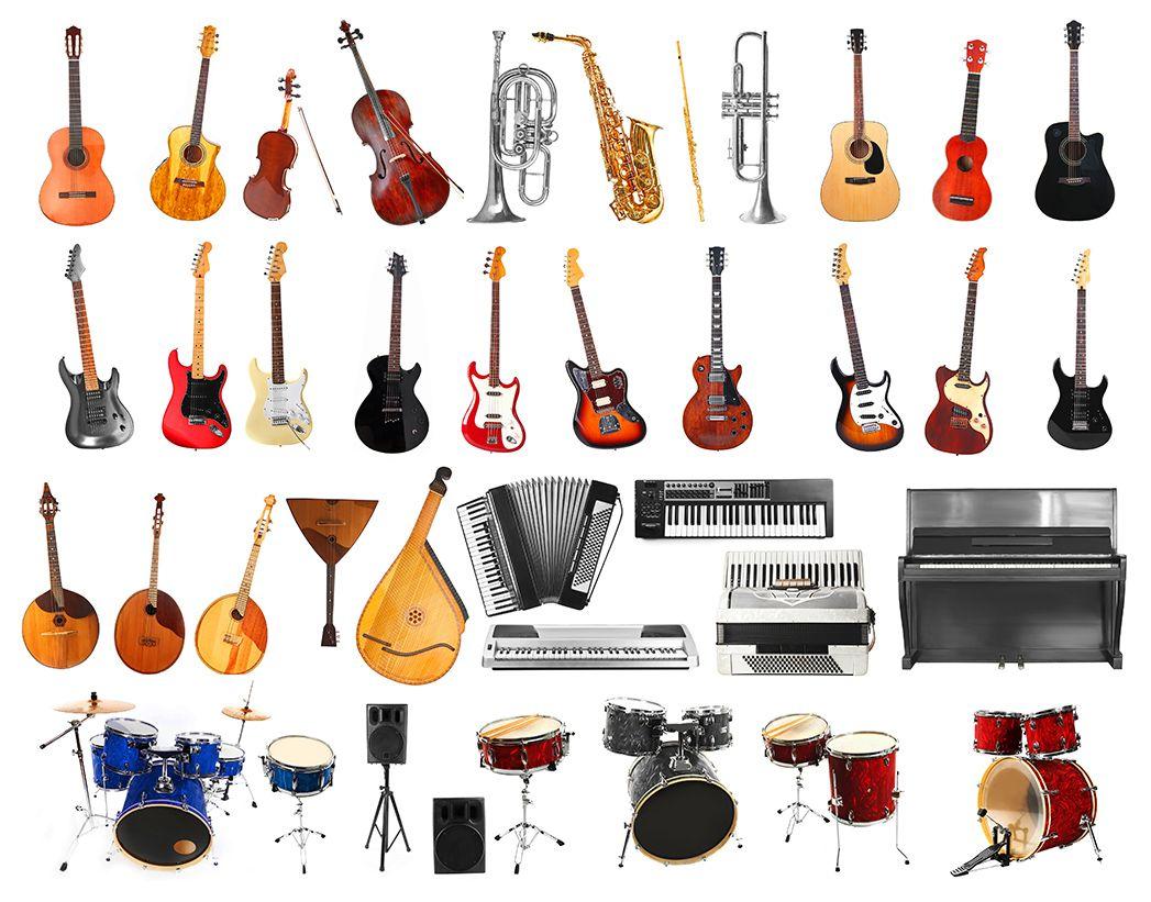 Instrument på kulturskolan
